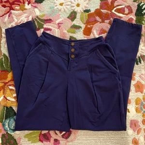 Anthropologie High-Waisted Tapered Sweatpants